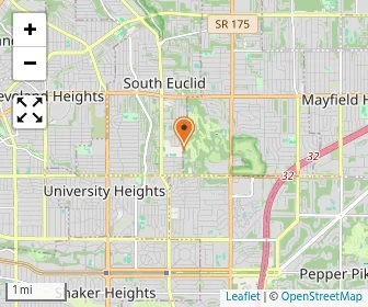 Map of Jacob Sapirstein Campus - Hebrew Academy Of Cleveland