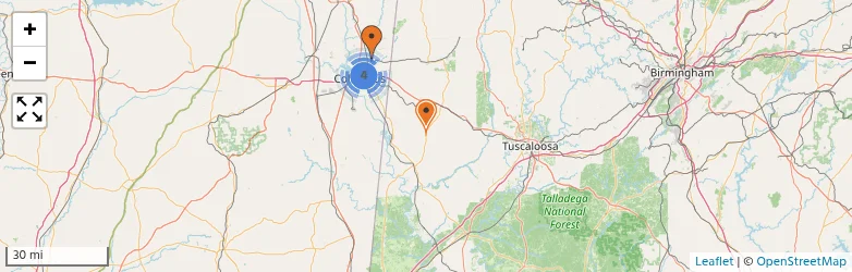 Related schools map