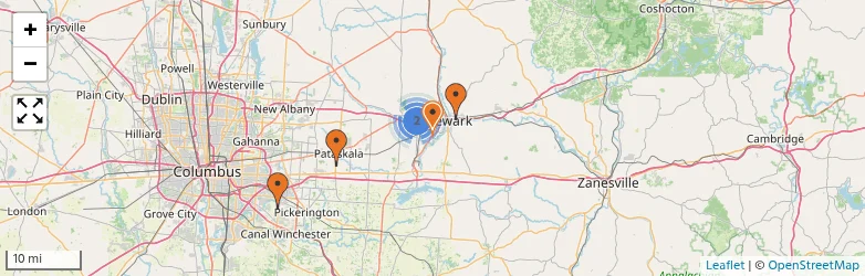 Related schools map