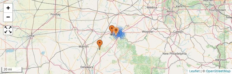 Related schools map
