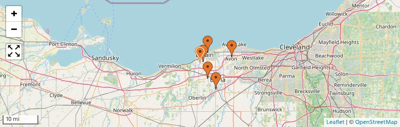 Related schools map