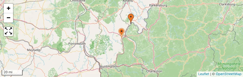 Related schools map