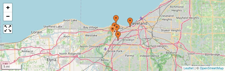 Related schools map