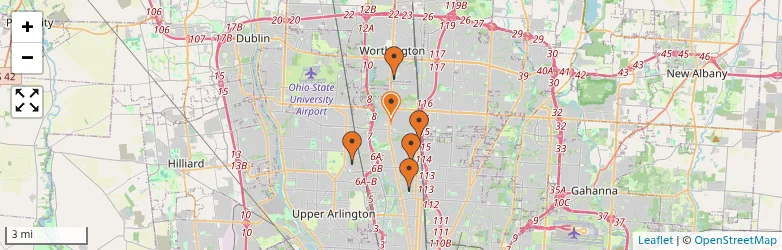 Related schools map