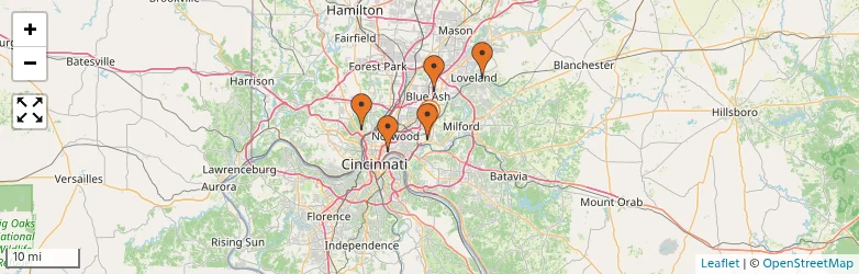 Related schools map