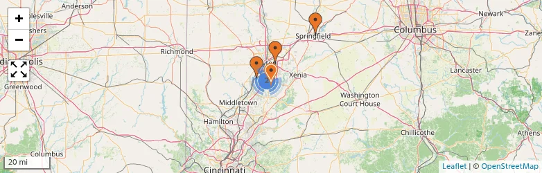 Related schools map
