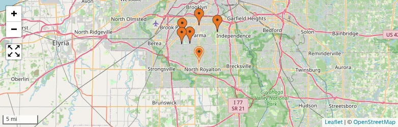 Related schools map