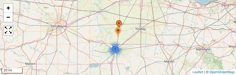 Related schools map