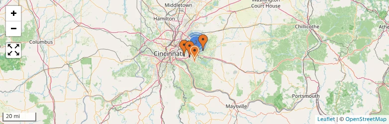Related schools map