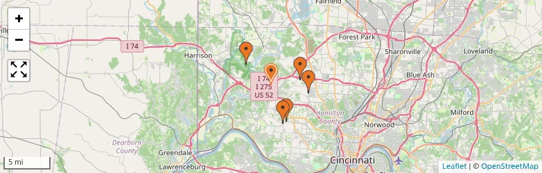 Related schools map