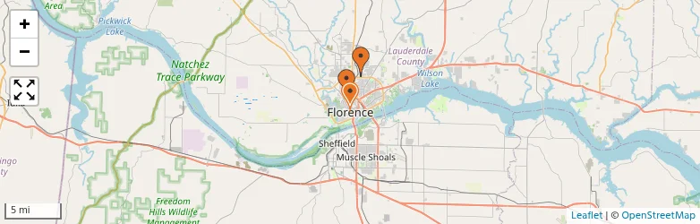 Related schools map