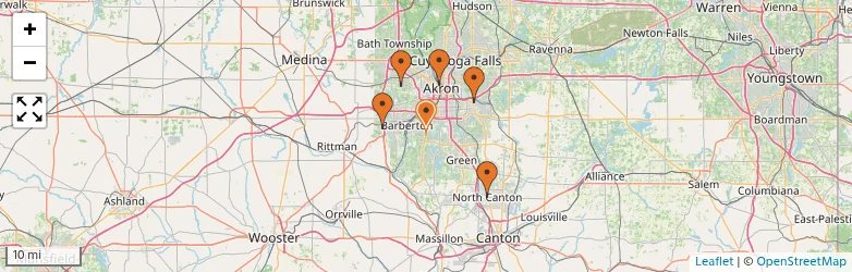 Related schools map