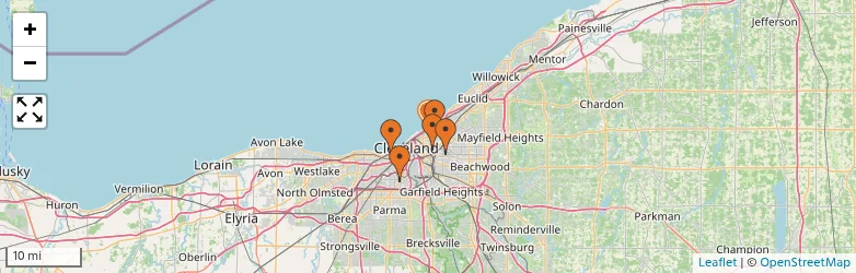Related schools map