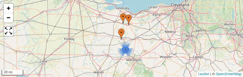 Related schools map