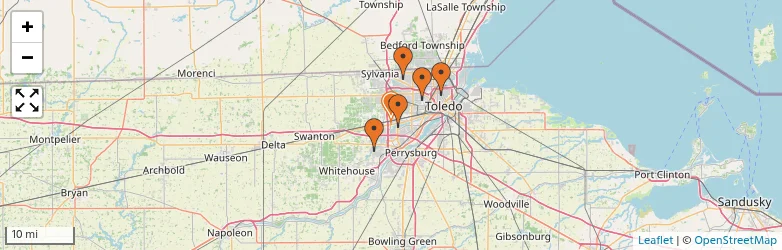 Related schools map