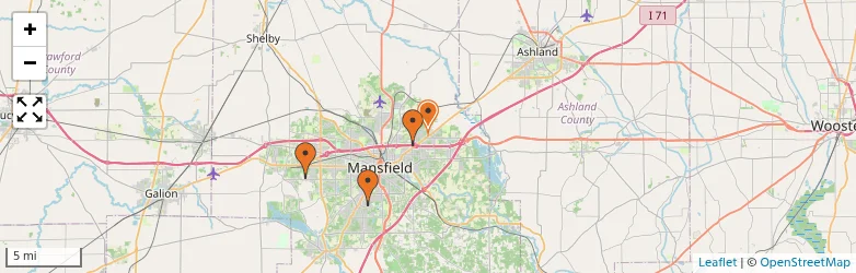 Related schools map