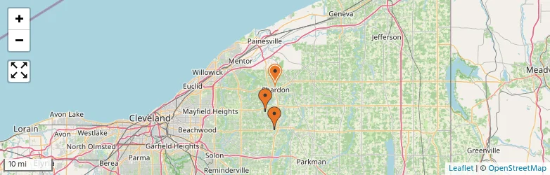 Related schools map