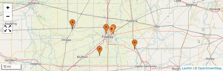 Related schools map