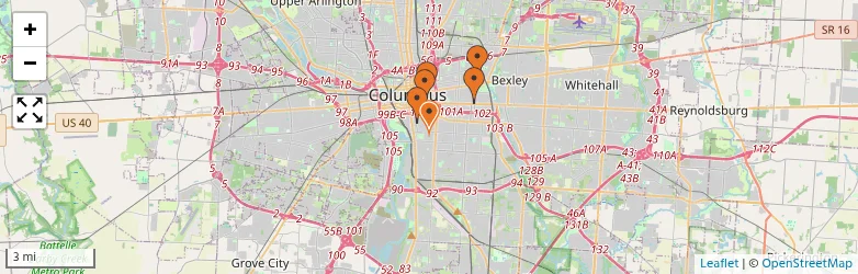Related schools map