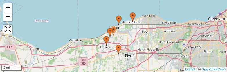 Related schools map