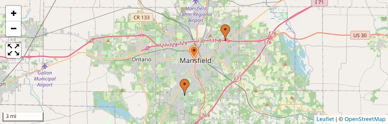 Related schools map