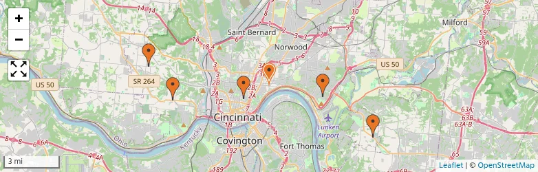 Related schools map