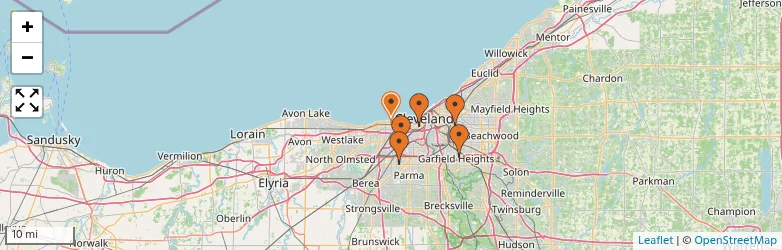 Related schools map