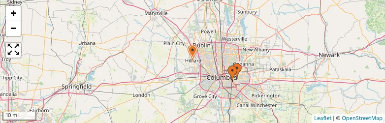 Related schools map