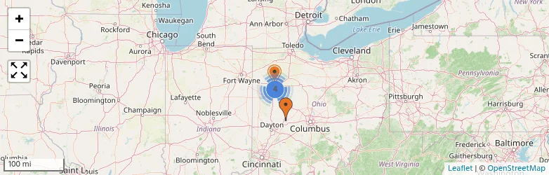 Related schools map
