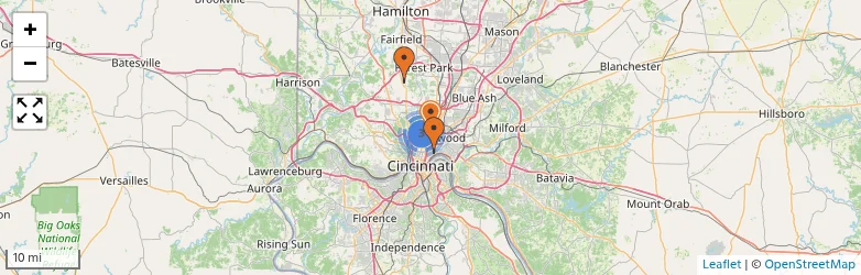 Related schools map