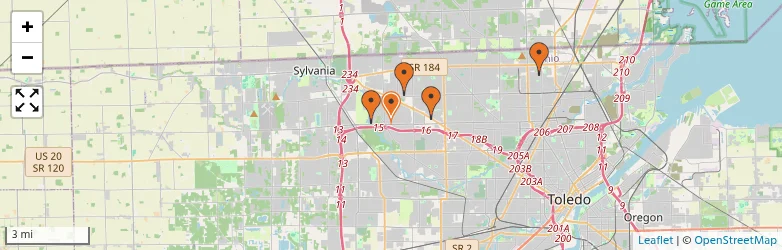 Related schools map