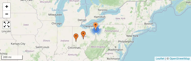 Related schools map