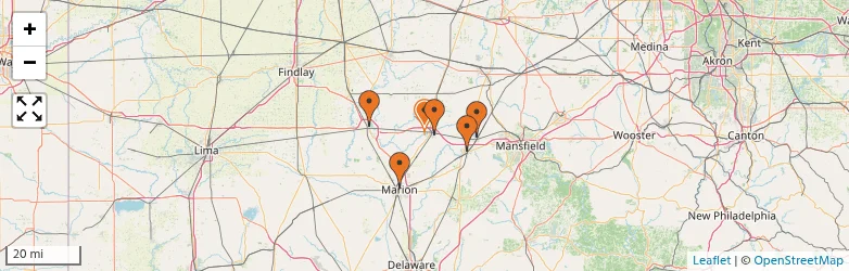 Related schools map