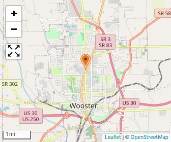 Map of Wooster Christian School