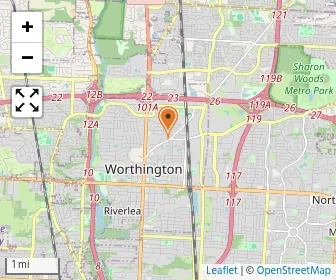 Map of Worthington Christian School K-12