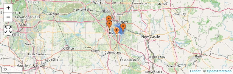 Related schools map