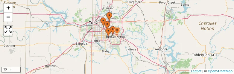 Related schools map