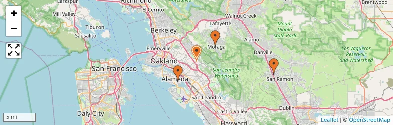 Related schools map