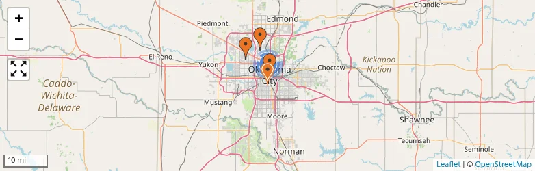 Related schools map