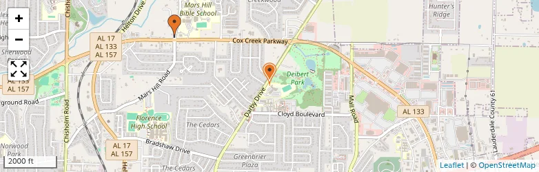 Related schools map