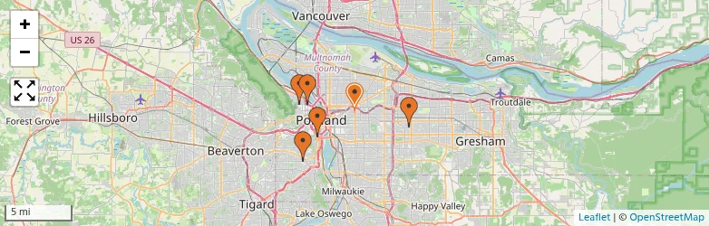 Related schools map