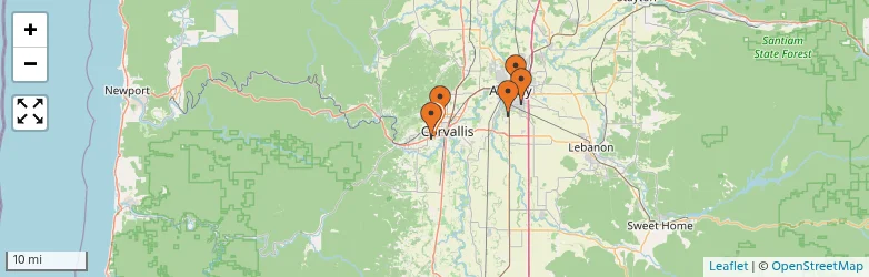 Related schools map