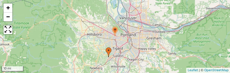 Related schools map