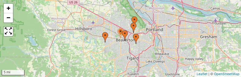 Related schools map