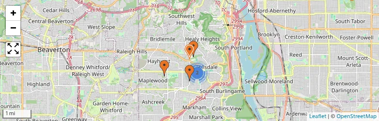 Related schools map