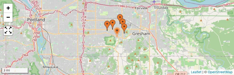 Related schools map