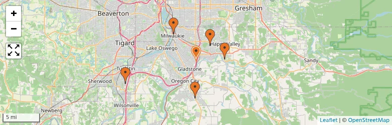 Related schools map