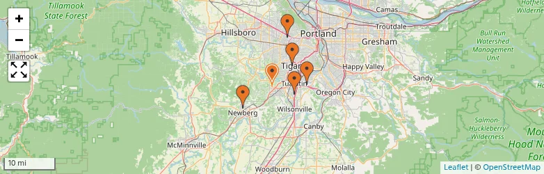 Related schools map