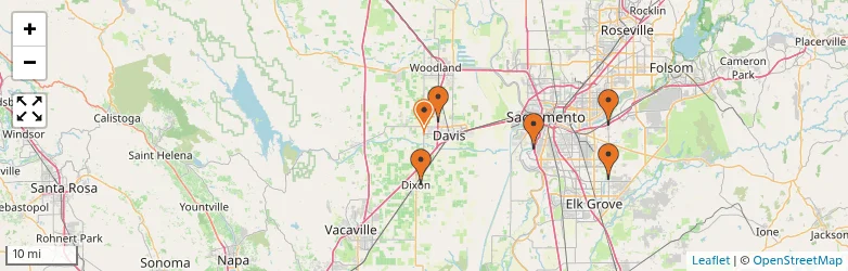 Related schools map