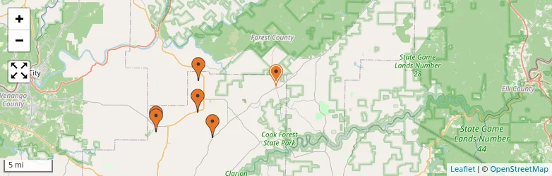 Related schools map